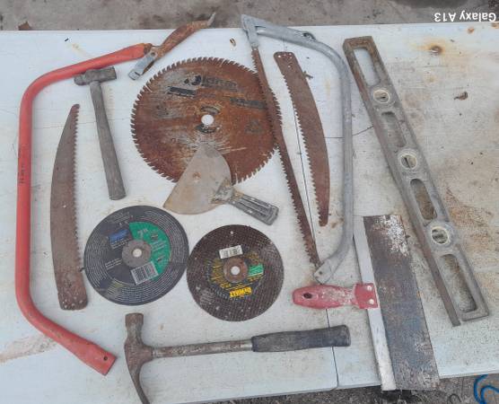 Misc. TOOLS Saws, Blades, Hammers , more 1