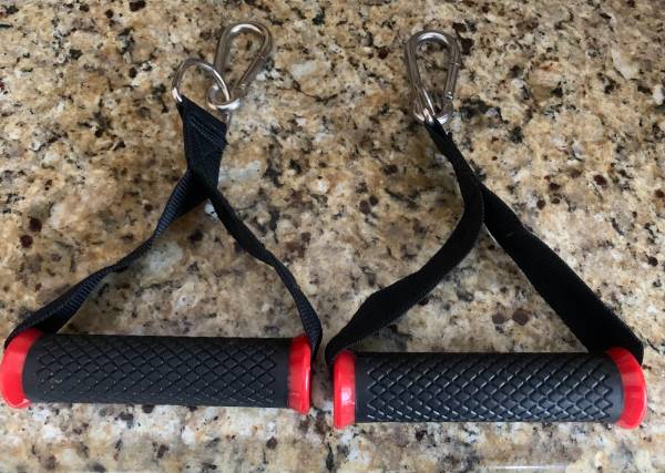 Pair - Allbingo Pro Cable Handles Heavy Duty Red and Black like new . See pics f 1