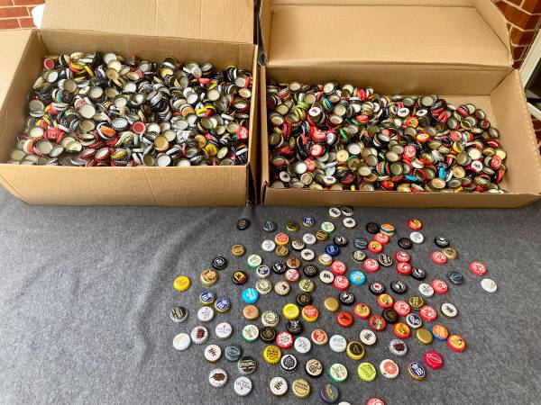Beer Bottle Caps Collection For Making Bar Tables 1