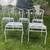 Antique white wrought iron chairs 2 thumbnail