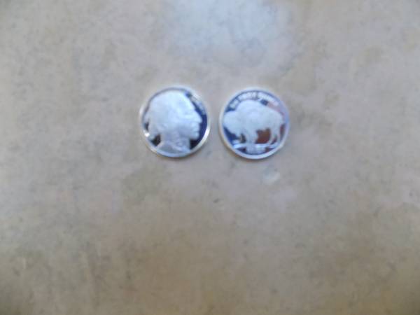 SILVER 1/4 OZ SILVER .999 INDIAN HEAD BUFFALO BACK 1