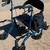 Medline combinatino of Rollator and Transport wheelchair, blue 8 thumbnail