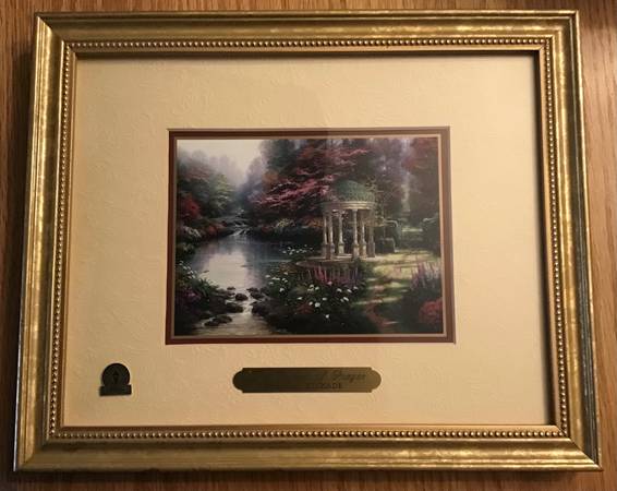 THOMAS KINKADE THE GARDEN OF PRAYER 1
