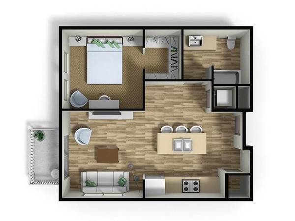 $1,682 / 1br - 740ft2 - Gas or Wood Burning Fireplace, Central Heat & Air Conditioning (6760 S Glencoe St, Centennial, CO 80122)63973359746050124