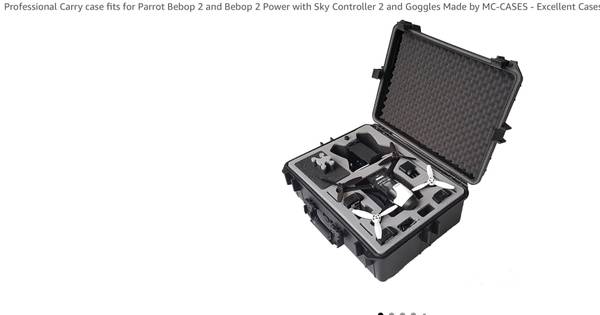 Parrot BEBOP 2 FPV DRONE with hard case+extra batteries