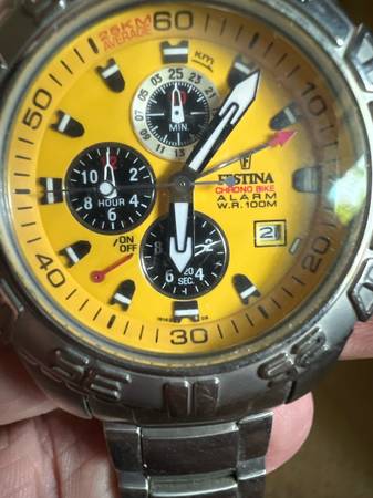 2004 Festina Chrono Bike watch. Special Edition Tour de France. 1