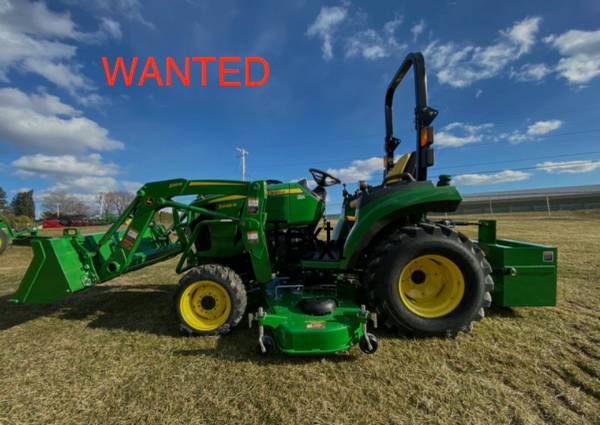 Wanted Compact Tractor & Loader 1