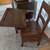 Antique Desk Chair with adjustable top & storage drawer, solid wood 9 thumbnail