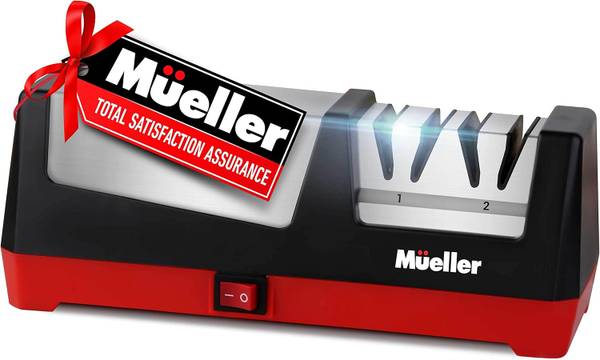 Mueller Professional Electric Ultra-Edge Knife Sharpener Black/Red/Slv 1