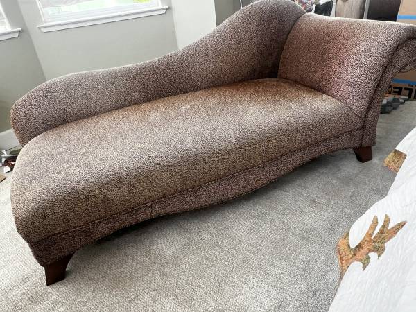 Macy's Brown Chaise Lounge 1
