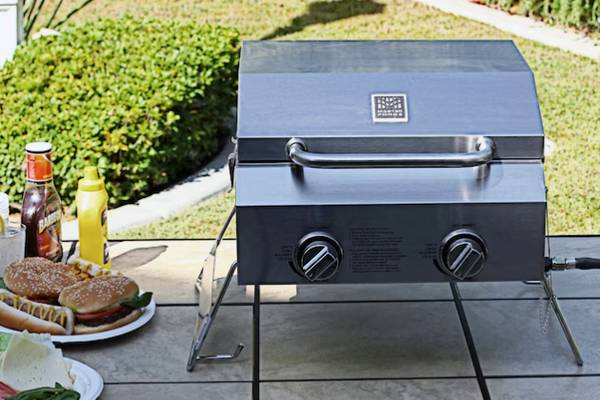 Used Master Forge Stainless Steel Portable Grill (Nexgrill 820-0033) — $85 in raleigh / durham / CH