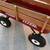 Red Radio Flyer all-terrain metal wagon with oversized durable wheels and wooden 7 thumbnail