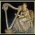 1961 Universal "Woman Plays Harp" Chalkware 1 thumbnail