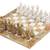 Staunton Gold & White Marble & Onyx Chess Set & 2nd Checkers/Chess Set 1 thumbnail