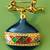 Christmas Brooches / Pins 2 Monet Swinging Ornaments/JJ Horn - ea. 11 thumbnail