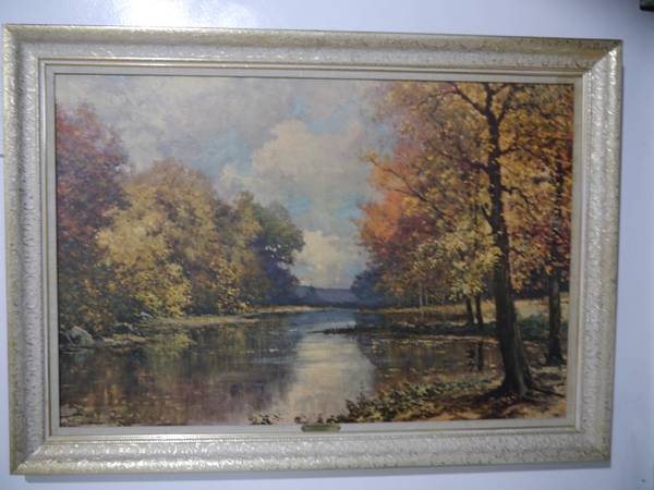 Framed Picture Lg. Woodland 1