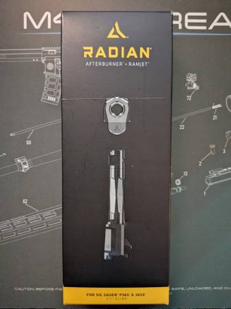 Radian Ramjet and Afterburner for Sig P365 (BRAND NEW) 1