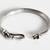VTG. Sterling Silver Snake Chain Bracelet. Hook Eye Clasp, 6 1/2 wrist 2 thumbnail