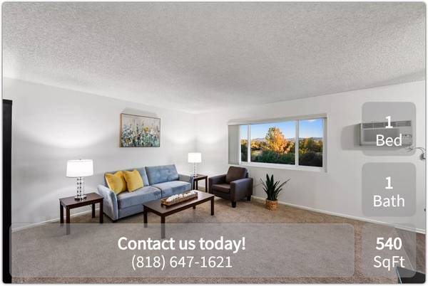 $1,784 / 1br - 540ft2 - Check us out! Great 1 BD / 1 BA by public transportation. 540 SqFt! (Lake Balboa - Van Nuys)63952931307138121
