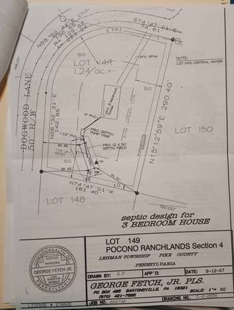 $16,000 LAND FOR SALE!! RANCHLANDS!! (Dingman’s Ferry)63951424619523123