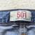 Levis 501 Jeans Mens 32x34 Blue Denim Straight Leg Button Fly Classic 2 thumbnail
