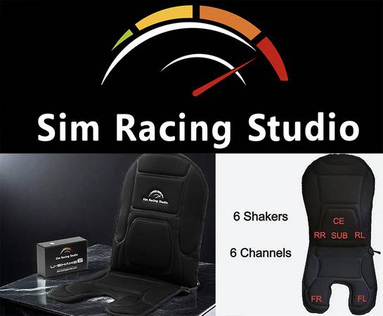 SIM RACING STUDIO (SRS) U-SHAKE SEAT RUMBLER—BRAND NEW IN BOX 1