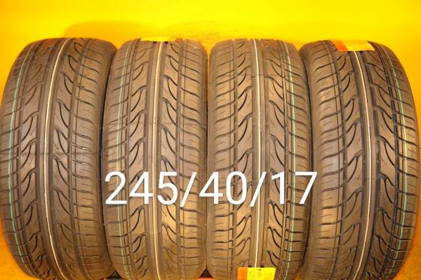 4 New Tires 245/40/17 llantas nuevas 1