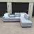 New Condition Light Gray Sectional Couch. Delivery Available! 2 thumbnail