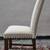 Collection of Six (6) Crown Mark Brand Wood and Fabric Dining Chairs 6 thumbnail
