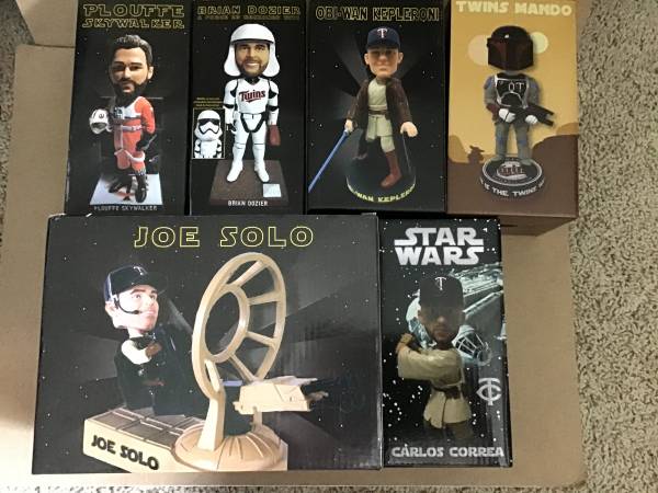Minnesota Twins Star Wars Bobbleheads 1