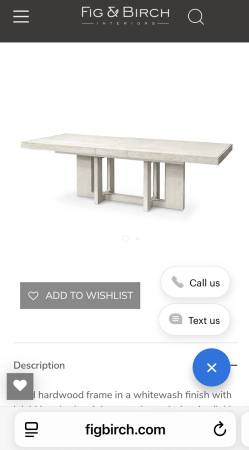 Monterra Paleck palecek Dining Table With Leaf 1