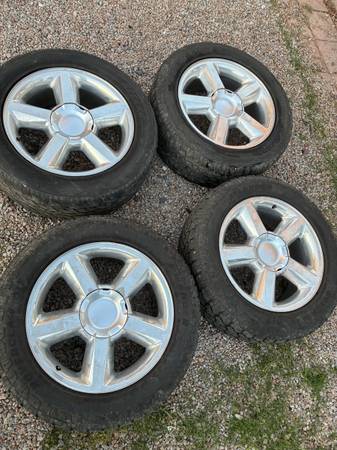 20” wheels and tires Chevy Tahoe 1