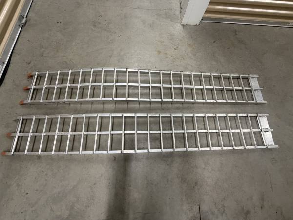 Erickson Aluminum Arched Loading Ramps - ATV / Motorcycle / Mower 1