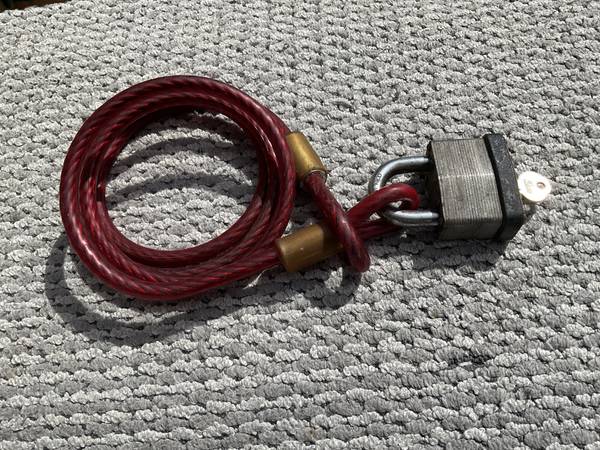 Heavy Duty Cable and Lock 1