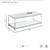 BENJARA Coffee Table Glass Top Metal Frame 6 thumbnail