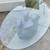 Bear Coffee Table with Thick Oval Glass Top by Original Lane 2 thumbnail