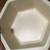 VINTAGE HAEGER WHITE 9" HEXAGON ART DECO PLANTER 4003 5 thumbnail
