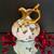 Pitcher Ewer Squat Hand Painted Porcelain With Berries Gold Handle 7 thumbnail