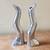 Danish designer Anna Efverlund solid aluminum candlestick holders 5 thumbnail