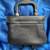 Vintage Italian Black Leather Handbag 3 thumbnail