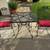 Woodard Wrought iron patio table and two chairs 2 thumbnail