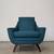 1960's Mid Century Modern Adrian Pearsall Style Lounge Chair 2 thumbnail