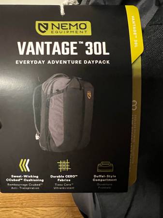 Nemo Vantage™ 30L Endless Promise® Mochila para Aventuras Diarias Negra - $165 (San Francisco)63471477207555122