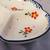 Beautiful Floral Divided Dinner Plate 7.5" Heavy Three Sections 2 thumbnail