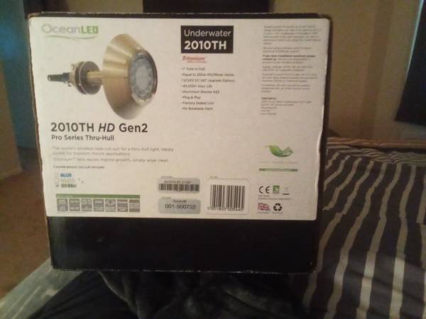 Thru Hull Underwater Light Green NEW!!! 1