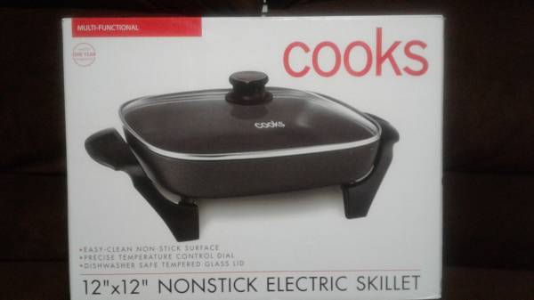 Cooks brand, electric skillet 1
