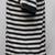 Vintage Gotham Black and White Striped 3-Button Polo - Women's Large 7 thumbnail