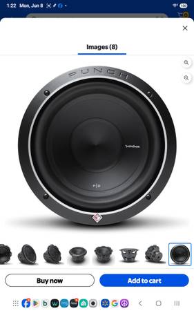 Rockford fogsgate punch a pair of ten inch p two.The responsive subwoofers 1