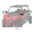 Polaris Adjustable Folding Side Mirrors 1 thumbnail