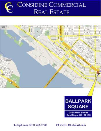 $3,200 / 1209ft2 - LOCATION, BUSY, LOCATION - BallPark Square (SD NAV BASE /Harborside Trolley / NASSCO)64169492402818123